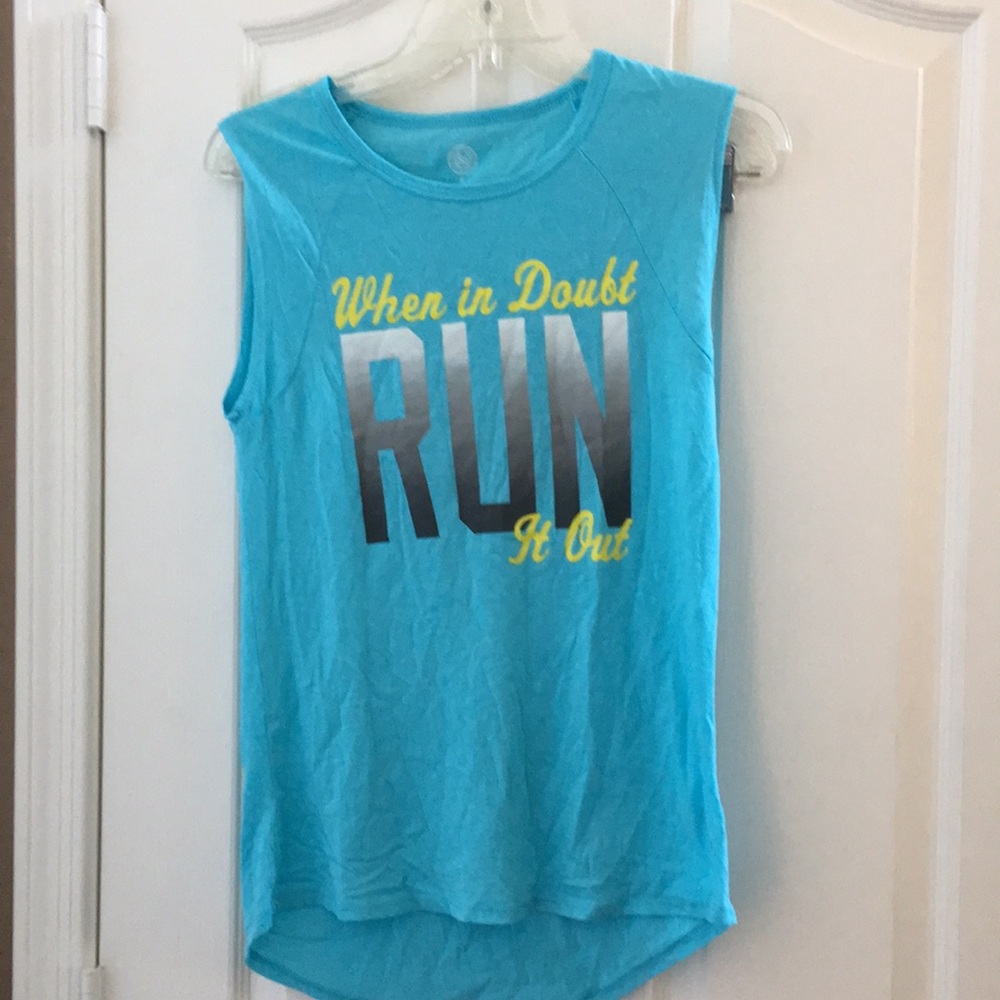 FINAL MARKDOWN Ladies’ SO “When in Doubt RUN It Out” Tank Top (S)